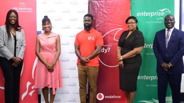 Prudential Life partners with Vodafone, MicroEnsure and Enterprise to launch an innovative mobile insurance plan for Ghanaians